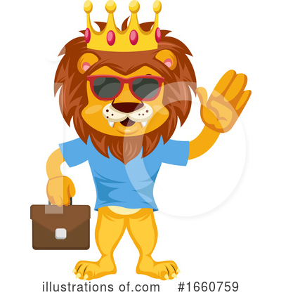 Royalty-Free (RF) Lion Clipart Illustration by Morphart Creations - Stock Sample #1660759