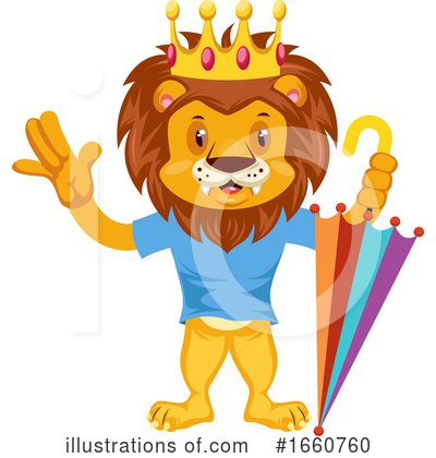 Royalty-Free (RF) Lion Clipart Illustration by Morphart Creations - Stock Sample #1660760