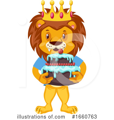 Royalty-Free (RF) Lion Clipart Illustration by Morphart Creations - Stock Sample #1660763