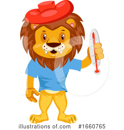 Royalty-Free (RF) Lion Clipart Illustration by Morphart Creations - Stock Sample #1660765