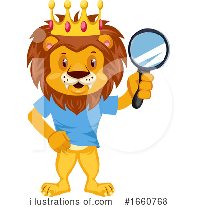 Royalty-Free (RF) Lion Clipart Illustration by Morphart Creations - Stock Sample #1660768