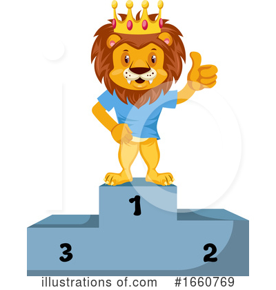 Royalty-Free (RF) Lion Clipart Illustration by Morphart Creations - Stock Sample #1660769