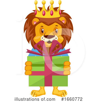 Royalty-Free (RF) Lion Clipart Illustration by Morphart Creations - Stock Sample #1660772
