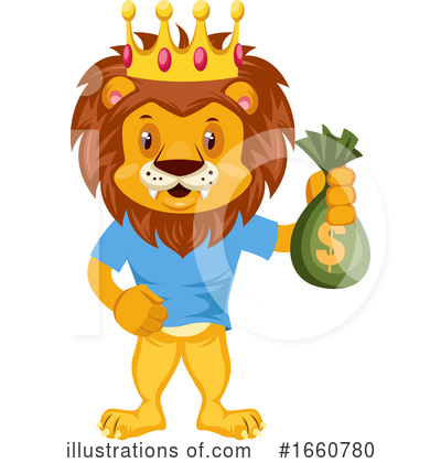 Royalty-Free (RF) Lion Clipart Illustration by Morphart Creations - Stock Sample #1660780