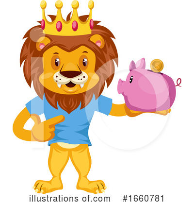 Royalty-Free (RF) Lion Clipart Illustration by Morphart Creations - Stock Sample #1660781
