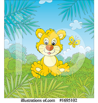 Royalty-Free (RF) Lion Clipart Illustration by Alex Bannykh - Stock Sample #1695102