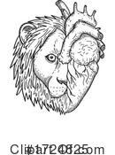 Lion Clipart #1724825 by patrimonio