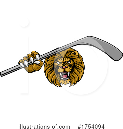 Royalty-Free (RF) Lion Clipart Illustration by AtStockIllustration - Stock Sample #1754094