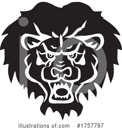 Royalty-Free (RF) Lion Clipart Illustration by Johnny Sajem - Stock Sample #1757797