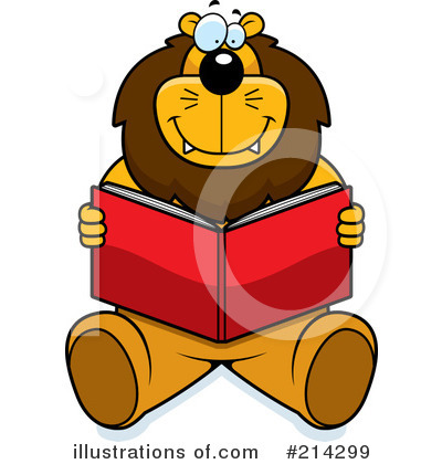 Reading Clipart #214299 by Cory Thoman
