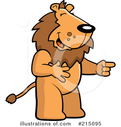 Royalty-Free (RF) Lion Clipart Illustration by Cory Thoman - Stock Sample #215095