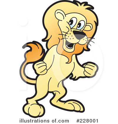 Royalty-Free (RF) Lion Clipart Illustration by Lal Perera - Stock Sample #228001