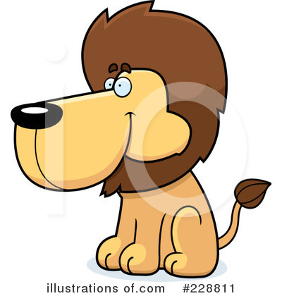 Royalty-Free (RF) Lion Clipart Illustration by Cory Thoman - Stock Sample #228811