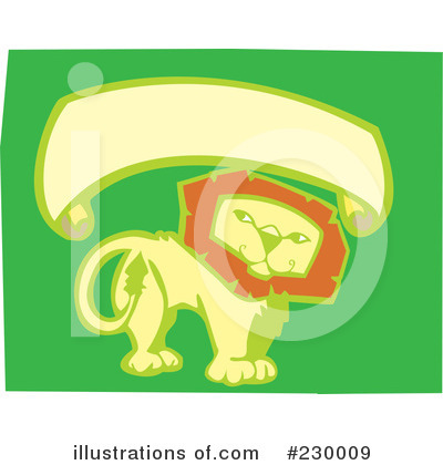 Royalty-Free (RF) Lion Clipart Illustration by xunantunich - Stock Sample #230009