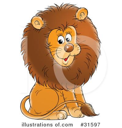 Royalty-Free (RF) Lion Clipart Illustration by Alex Bannykh - Stock Sample #31597
