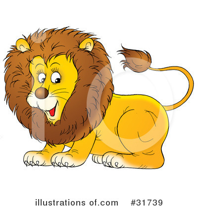 Royalty-Free (RF) Lion Clipart Illustration by Alex Bannykh - Stock Sample #31739