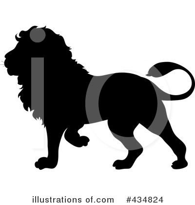 Royalty-Free (RF) Lion Clipart Illustration by Pams Clipart - Stock Sample #434824