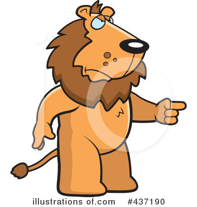 Royalty-Free (RF) Lion Clipart Illustration by Cory Thoman - Stock Sample #437190