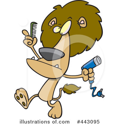 Royalty-Free (RF) Lion Clipart Illustration by toonaday - Stock Sample #443095