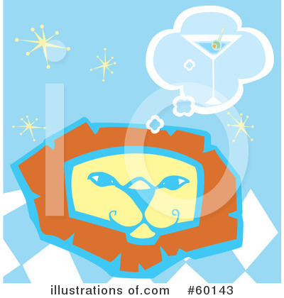Royalty-Free (RF) Lion Clipart Illustration by xunantunich - Stock Sample #60143