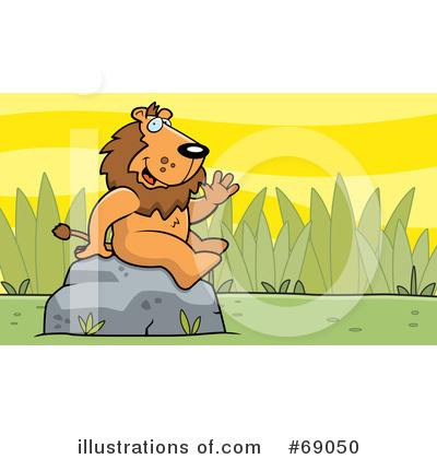 Royalty-Free (RF) Lion Clipart Illustration by Cory Thoman - Stock Sample #69050