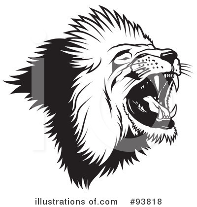 Royalty-Free (RF) Lion Clipart Illustration by dero - Stock Sample #93818