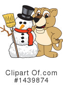 Lion Cub Mascot Clipart #1439874 by Mascot Junction