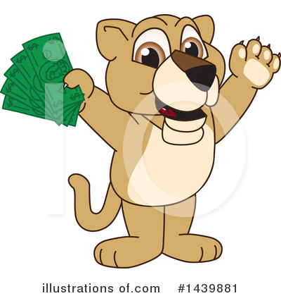 Royalty-Free (RF) Lion Cub Mascot Clipart Illustration by Mascot Junction - Stock Sample #1439881