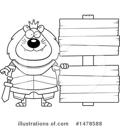 Royalty-Free (RF) Lion Knight Clipart Illustration by Cory Thoman - Stock Sample #1478588