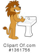 Lion School Mascot Clipart #1361756 by Mascot Junction