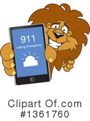 Lion School Mascot Clipart #1361760 by Mascot Junction