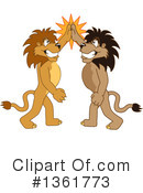 Lion School Mascot Clipart #1361773 by Toons4Biz