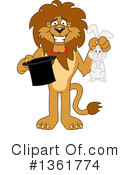 Lion School Mascot Clipart #1361774 by Mascot Junction