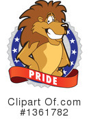 Lion School Mascot Clipart #1361782 by Mascot Junction
