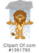 Lion School Mascot Clipart #1361790 by Mascot Junction