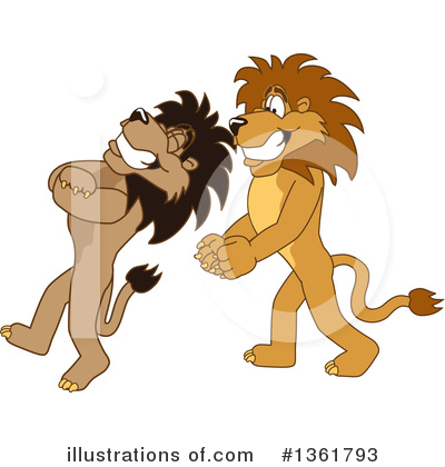 Lion School Mascot Clipart #1361793 by Toons4Biz