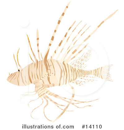 Royalty-Free (RF) Lionfish Clipart Illustration by Rasmussen Images - Stock Sample #14110