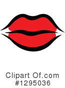 Lips Clipart #1295036 by Vector Tradition SM