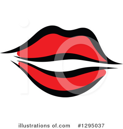 Royalty-Free (RF) Lips Clipart Illustration by Vector Tradition SM - Stock Sample #1295037