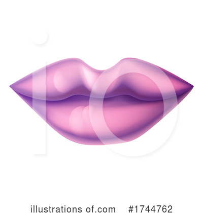 Royalty-Free (RF) Lips Clipart Illustration by AtStockIllustration - Stock Sample #1744762