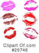 Lipstick Kiss Clipart #29746 by KJ Pargeter
