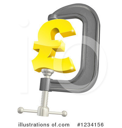 Pound Sterling Clipart #1234156 by AtStockIllustration