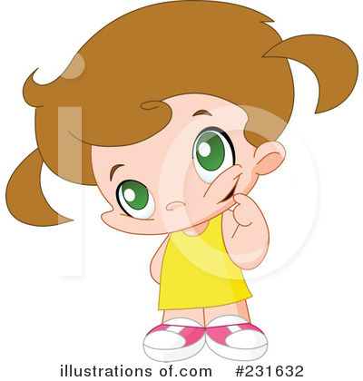 Royalty-Free (RF) Little Girl Clipart Illustration by yayayoyo - Stock Sample #231632