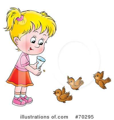 Royalty-Free (RF) Little Girl Clipart Illustration by Alex Bannykh - Stock Sample #70295