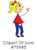 Little Girl Clipart #73985 by Pams Clipart