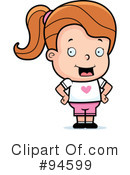 Little Girl Clipart #94599 by Cory Thoman