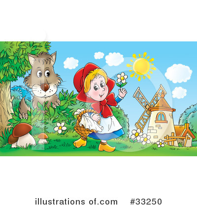 Red Riding Hood Clipart #33250 by Alex Bannykh