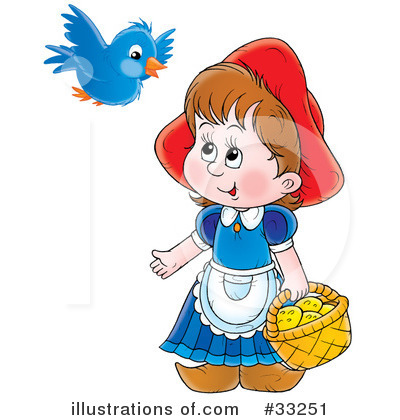 Little Red Riding Hood Clipart #33251 by Alex Bannykh