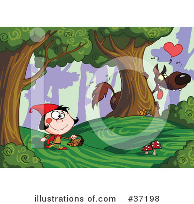 Red Riding Hood Clipart #37198 by Hit Toon