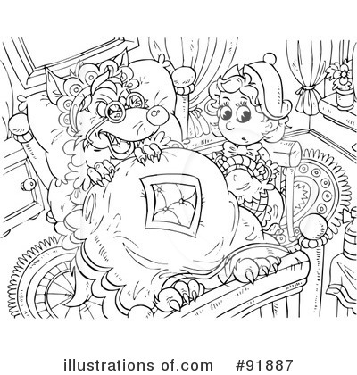Coloring Page Clipart #91887 by Alex Bannykh